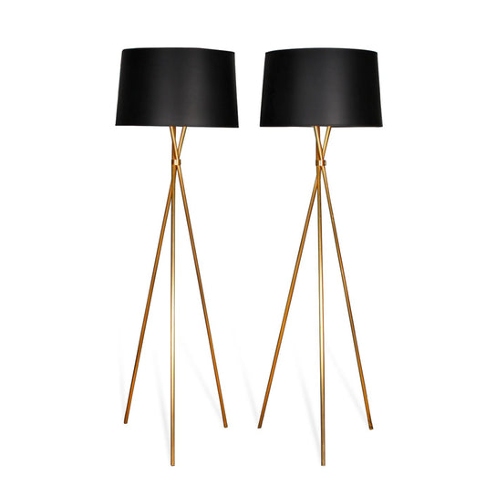 Pair of Tri-plex Floor Lamps from Room & Board