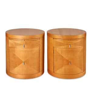 Pair of Vintage Michael Vanderbyl Side Tables/Nightstands for Baker