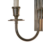 Pair of Vintage Nickel Plated Sconces