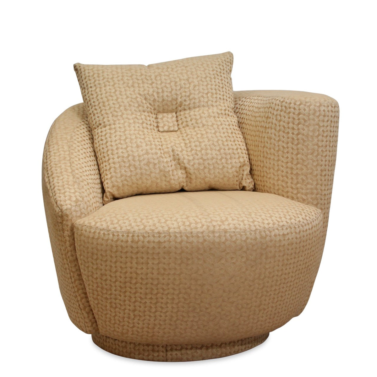 Pair of Vintage Vladimir Kagan Nautilus Style Swivel Chairs Circa 1960s