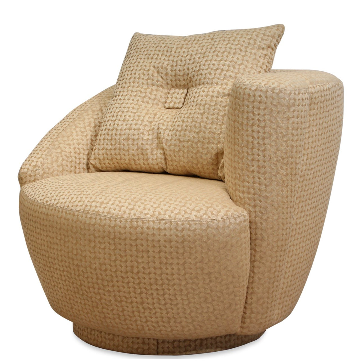 Pair of Vintage Vladimir Kagan Nautilus Style Swivel Chairs Circa 1960s
