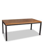 Parsons Dining Table with Reclaimed Chestnut Top from R&B