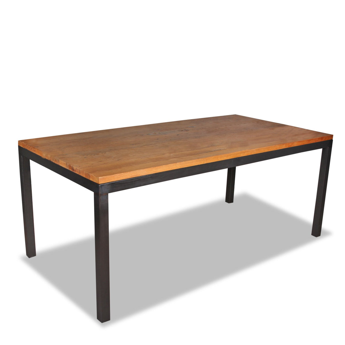 Parsons Dining Table with Reclaimed Chestnut Top from R&B