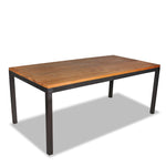 Parsons Dining Table with Reclaimed Chestnut Top from R&B