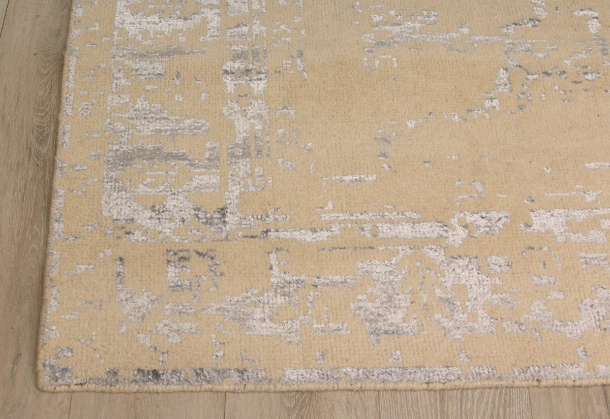 Pasargad Home Silver Modern Carpet  (8 ft x 8 ft)