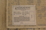 Pasargad Home Silver Modern Carpet  (8 ft x 8 ft)