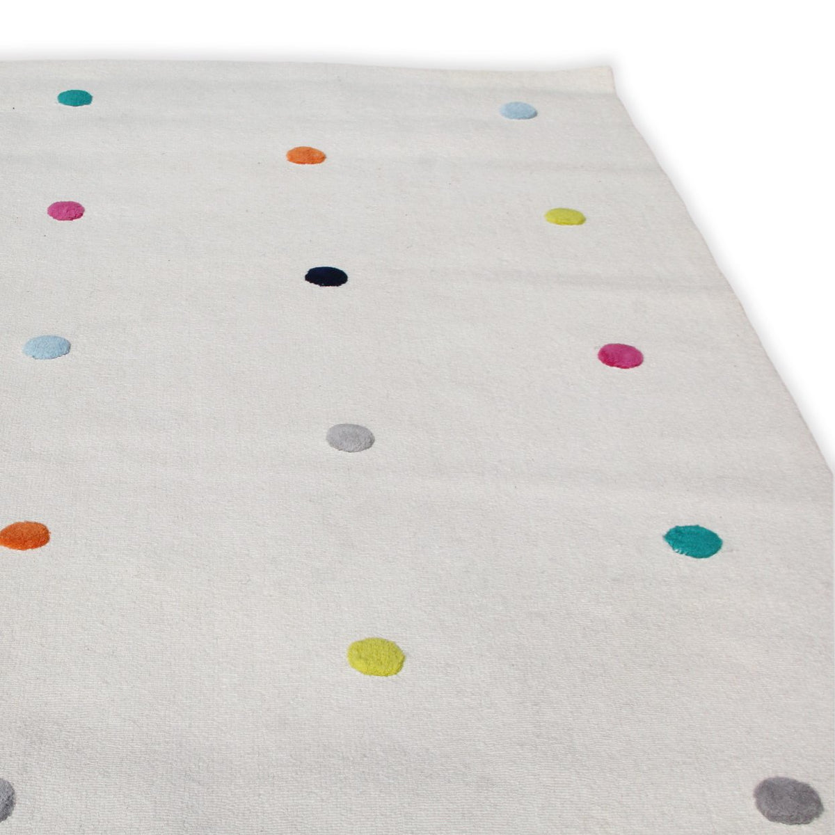 Pehr Multicolor Pompom Dots Wool Carpet (8ft X 10ft)