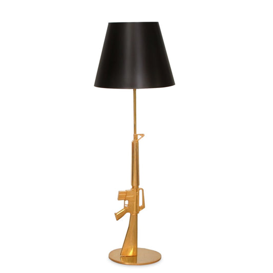 Philippe Starck Lounge Gun Gold by Flos Floor Lamp