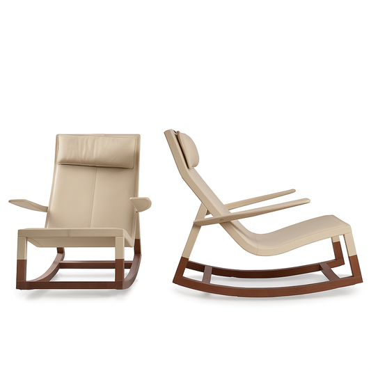 Poltrona Frau 'Don'do' Rocking Chairs, Pair of