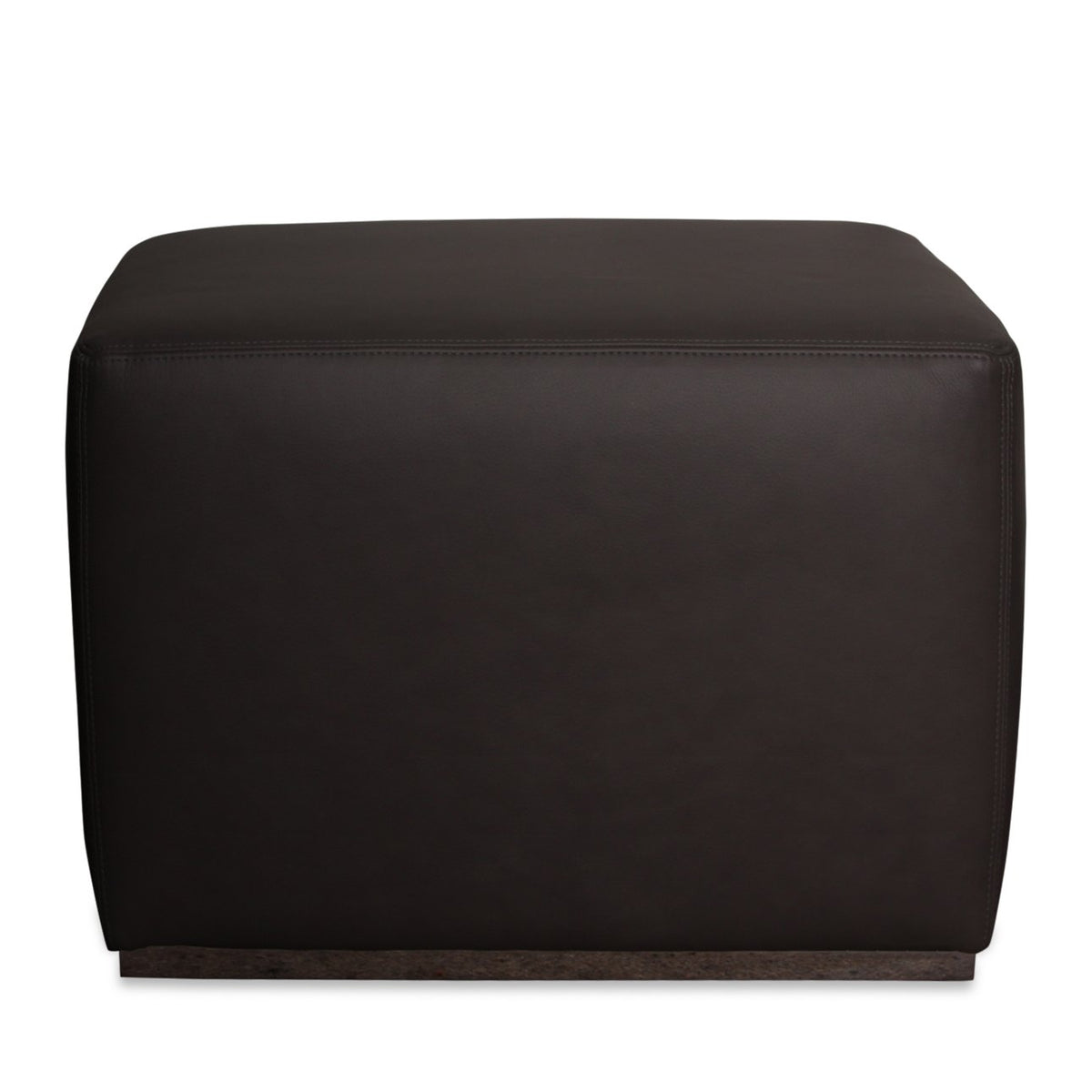 Rex Rectangular Leather Ottoman w/ Metal Base from Restoration Hardware- 3 Available