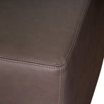 Rex Rectangular Leather Ottoman w/ Metal Base from Restoration Hardware- 3 Available