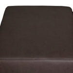Rex Rectangular Leather Ottoman w/ Metal Base from Restoration Hardware- 3 Available