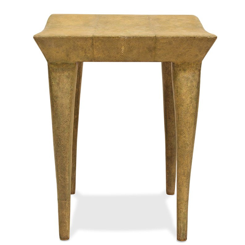 French Modern Veneered Shagreen Bench by R and Y Augousti