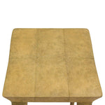 French Modern Veneered Shagreen Bench by R and Y Augousti