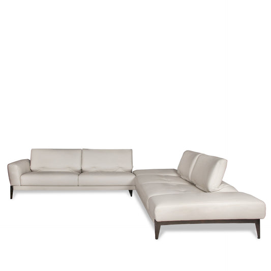 Roche Bobois Leather Connexe Corner Composition Sectional Sofa