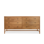 Room and Board Berkeley Six Drawer Walnut Dresser