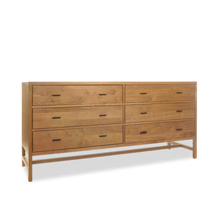 Room and Board Berkeley Six Drawer Walnut Dresser
