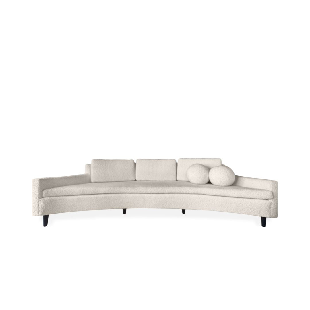 Vintage Harvey Probber Curved Crescent Sofa C1960s