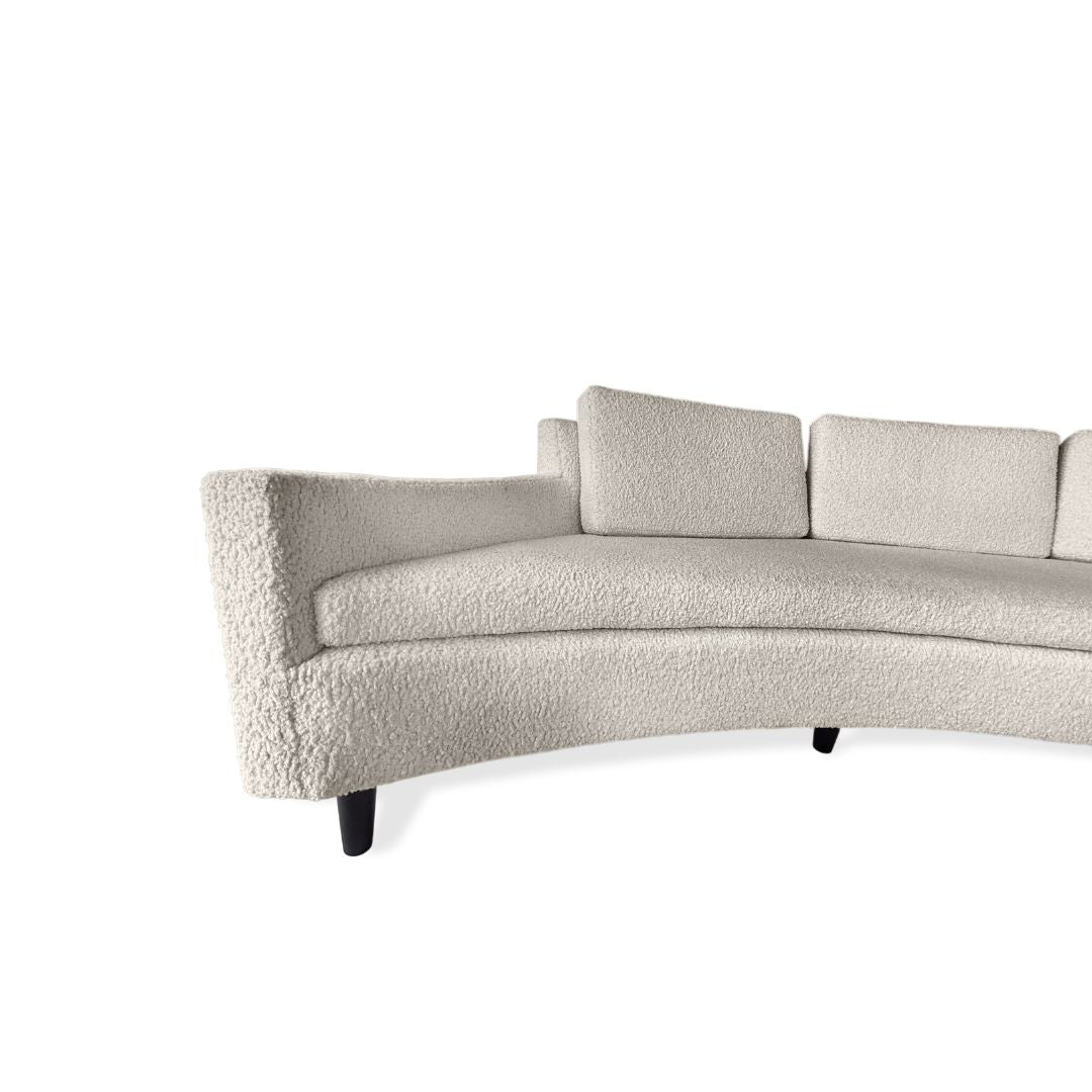 Vintage Harvey Probber Curved Crescent Sofa C1960s