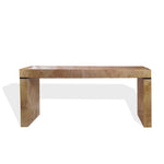 Sally Sirkin Lewis Faux Goatskin Parchment Lacquered Console for J. Robert Scott