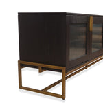 Article Oscuro Media Cabinet Black and Bronze