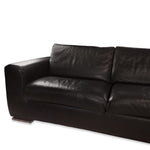 Maurice Villency Modern Leather Sectional Sofa