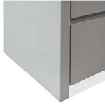 Mobital Blanche High Gloss Stone Double Dresser