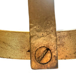 Gilt Round Iron Table By Roger Thibler