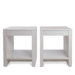 Villa & House Morgan 1 Drawer Side Tables, Pair of