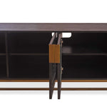 Article Oscuro Media Cabinet Black and Bronze
