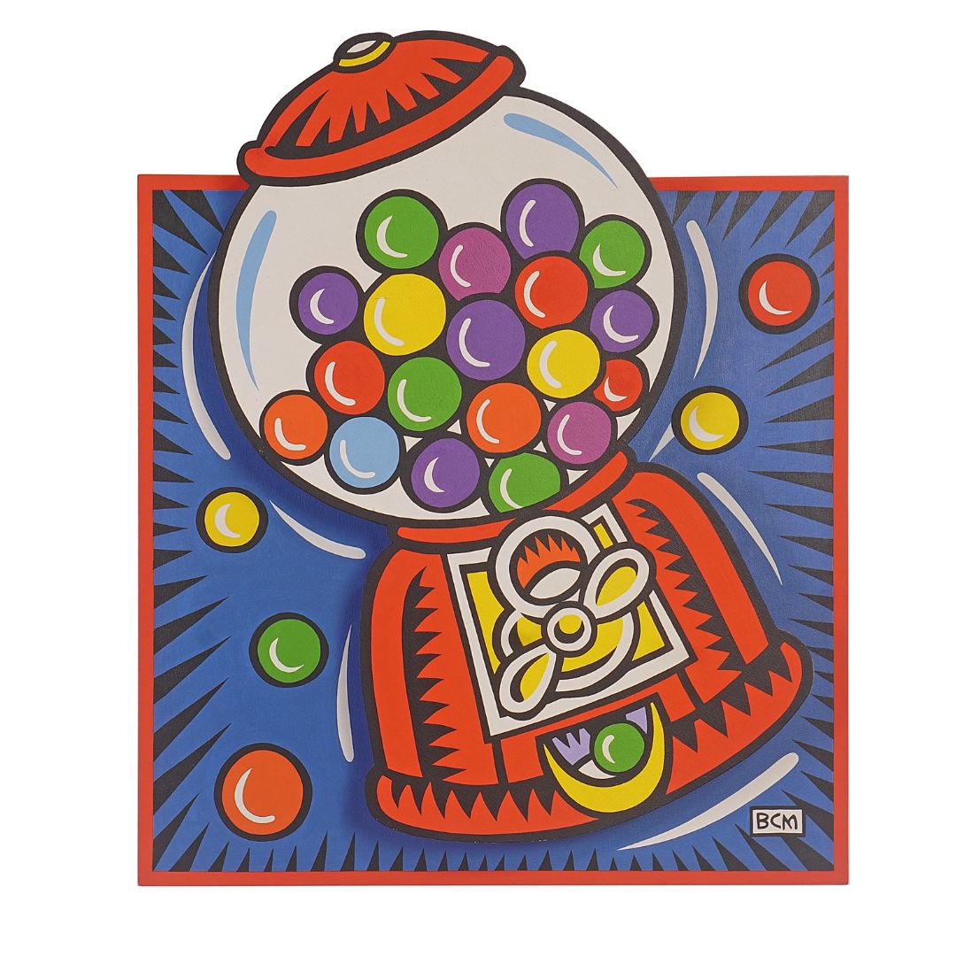 Burton Morris Gumball Pop Artwork, 1999