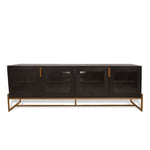 Article Oscuro Media Cabinet Black and Bronze