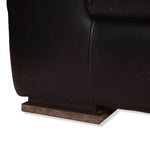 Maurice Villency Modern Leather Sectional Sofa