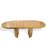 Karl Spring MCM Lacquered Goatskin Dining, Conference Table  C1970s