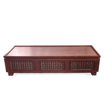 Vintage Handcarved Asian Trunk Bench