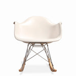 Eames Molded Plastic Armchair, Rocker Base from Herman Miller