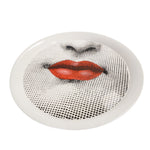 Fornasetti Bocca Large Metal Tray