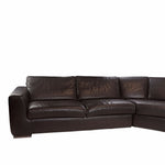 Maurice Villency Modern Leather Sectional Sofa