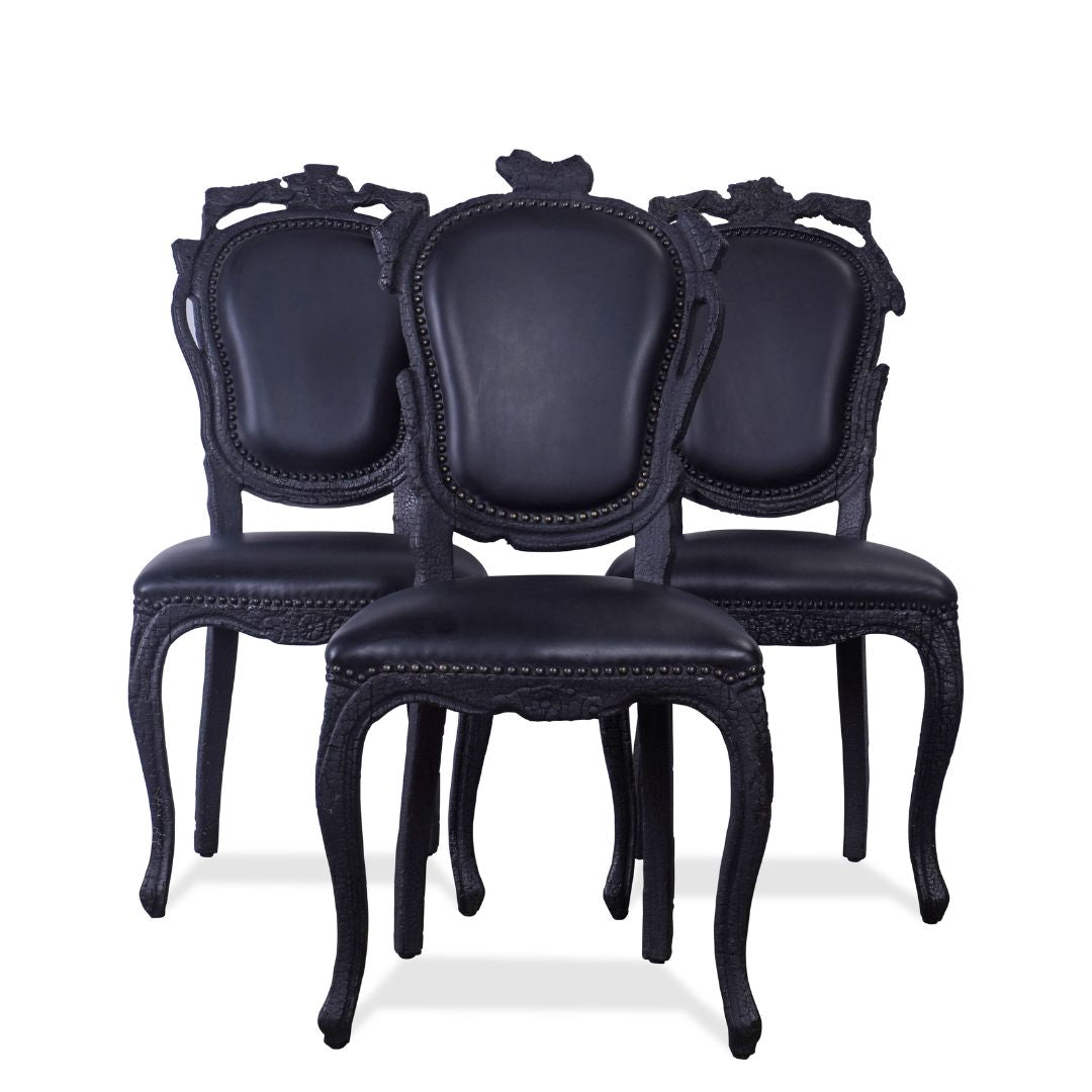 MOOOI Smoke Chairs by Maarten Baas, Set of 3