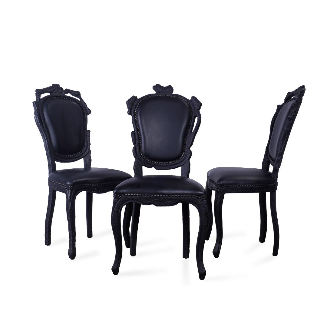 MOOOI Smoke Chairs by Maarten Baas, Set of 3
