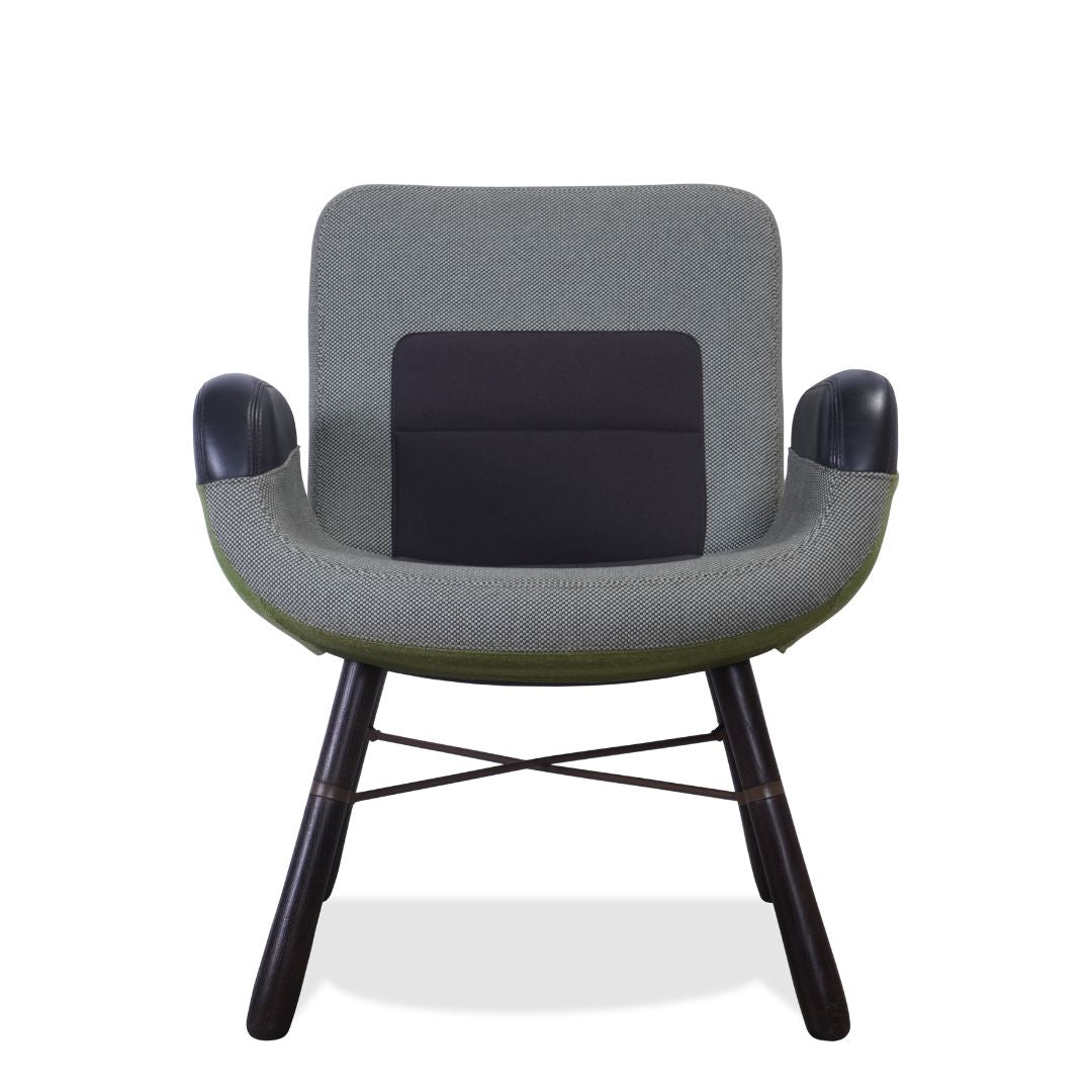 Vitra East River Chair Green Mix 04 by Hella Jongerius