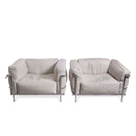 LC3 Armchair by Le Corbusier for Cassina, Italy, Pair of