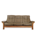Stressless Buckingham 3 Seat Sofa and Ottoman