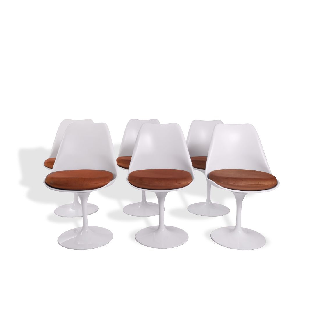Eero Saarinen Tulip Side Chairs from Bauhaus, Italy, set of 6