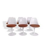 Eero Saarinen Tulip Side Chairs from Bauhaus, Italy, set of 6