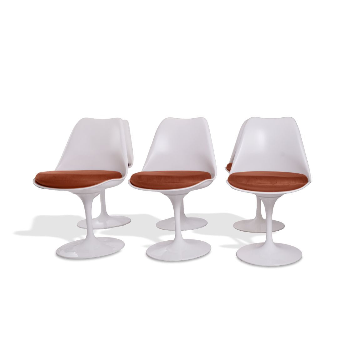Eero Saarinen Tulip Side Chairs from Bauhaus, Italy, set of 6