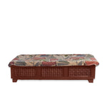 Moursharaby Syrian Style Hand Carved Custom Bench from Morocco