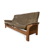 Stressless Buckingham 3 Seat Sofa and Ottoman