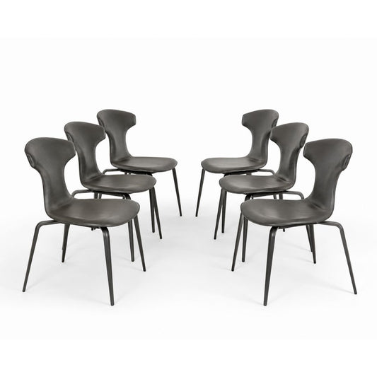 Poltrona Frau Dining Chairs, Set of 6