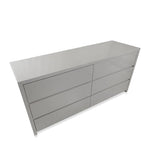 Mobital Blanche High Gloss Stone Double Dresser